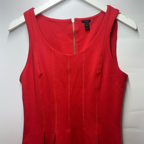 J.crew Sleeveless pleated A-line dress - Picture 6 of 8